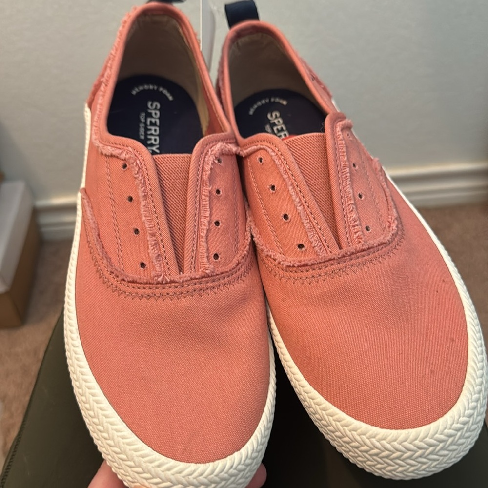 4/$100 Sperry Women's Crest Knot Sneakers - Washed Red